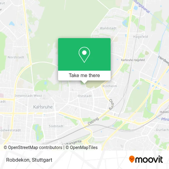 Robdekon map