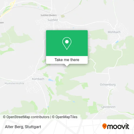 Alter Berg map