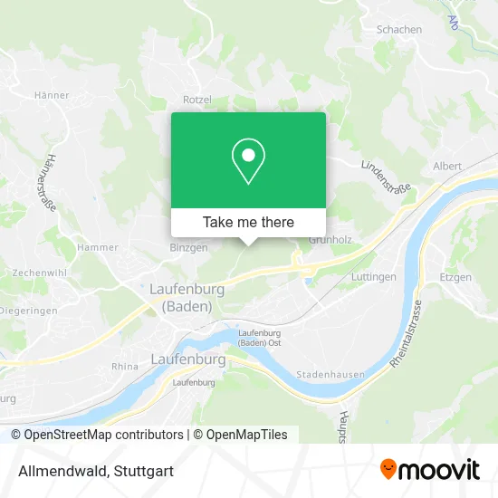 Allmendwald map