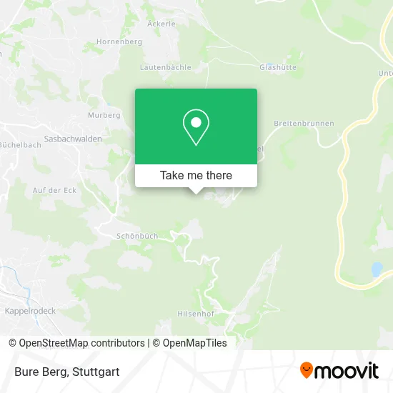Bure Berg map