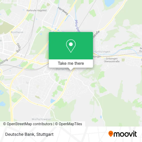 Deutsche Bank map
