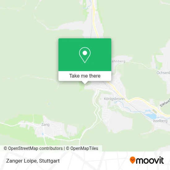 Zanger Loipe map
