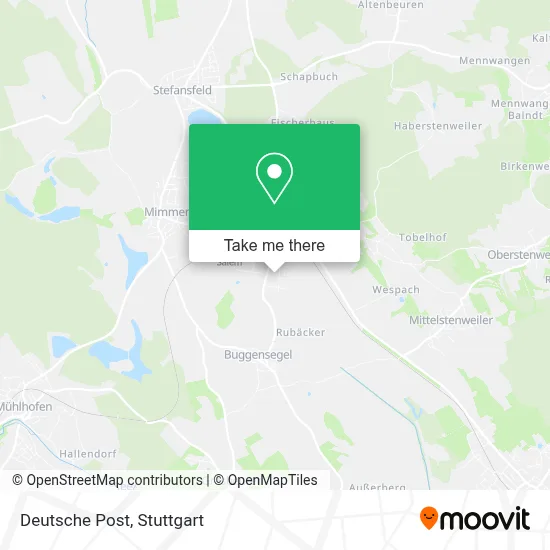 Deutsche Post map