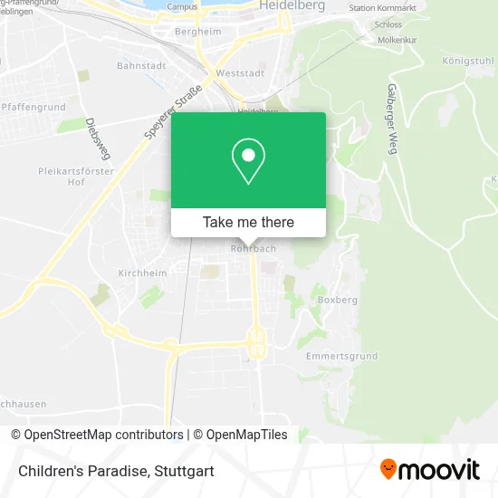 Kinderparadies map