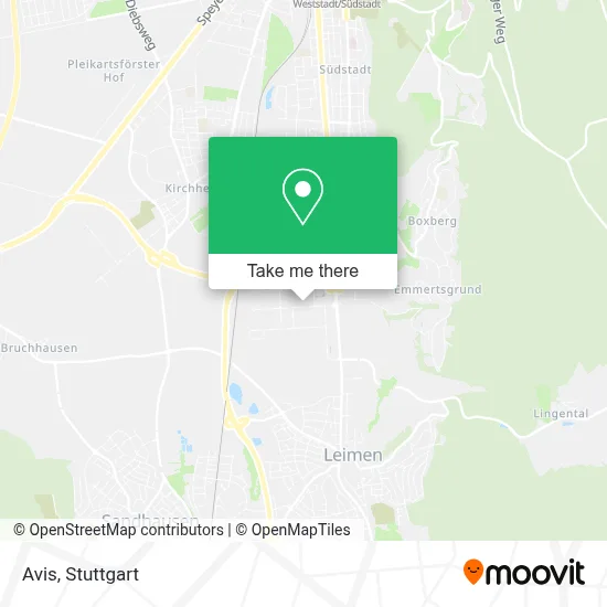 Avis map