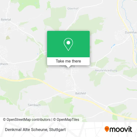 Denkmal Alte Scheune map