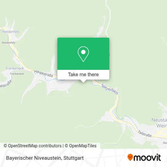 Bayerischer Niveaustein map
