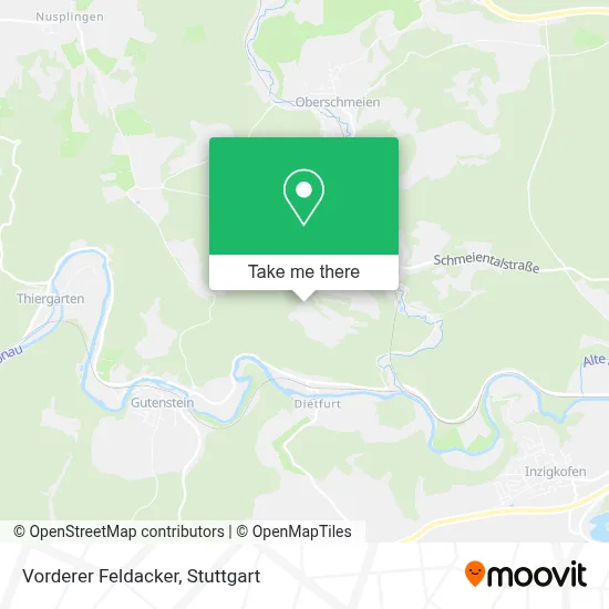 Vorderer Feldacker map