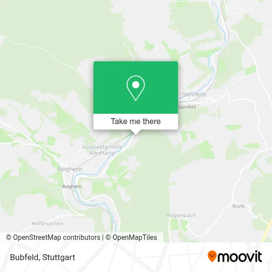 Bubfeld map