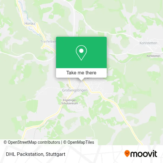 DHL Packstation map
