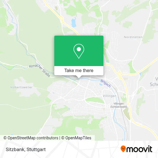 Sitzbank map