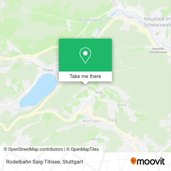 Rodelbahn Saig-Titisee map