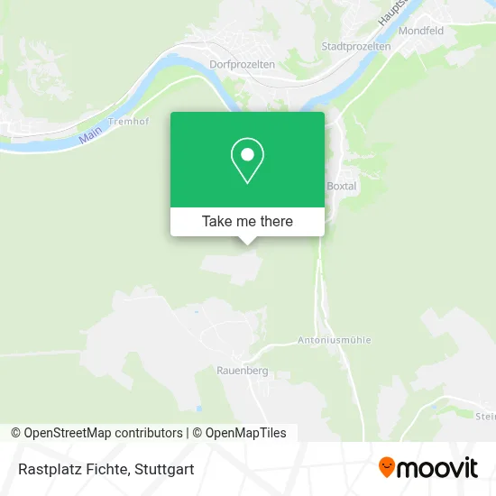 Rastplatz Fichte map