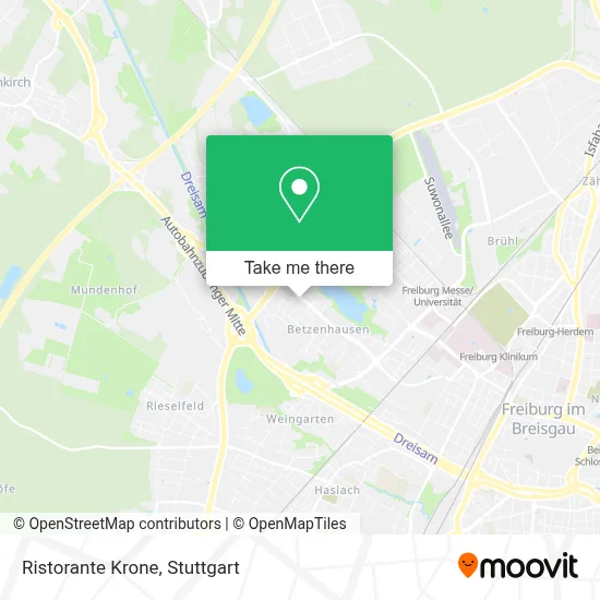 Ristorante Krone map