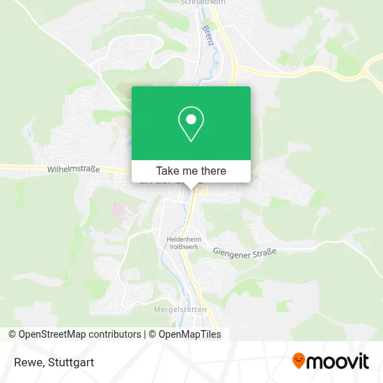 Rewe map