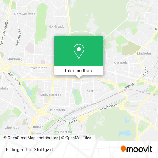 Ettlinger Tor map