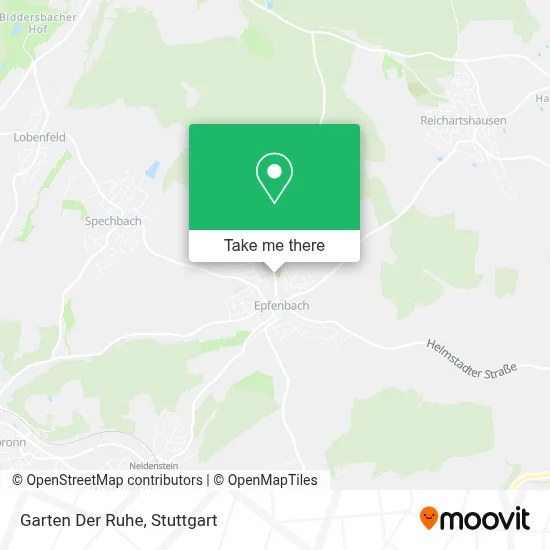 Garten Der Ruhe map