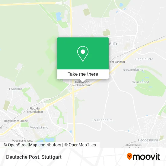 Deutsche Post map