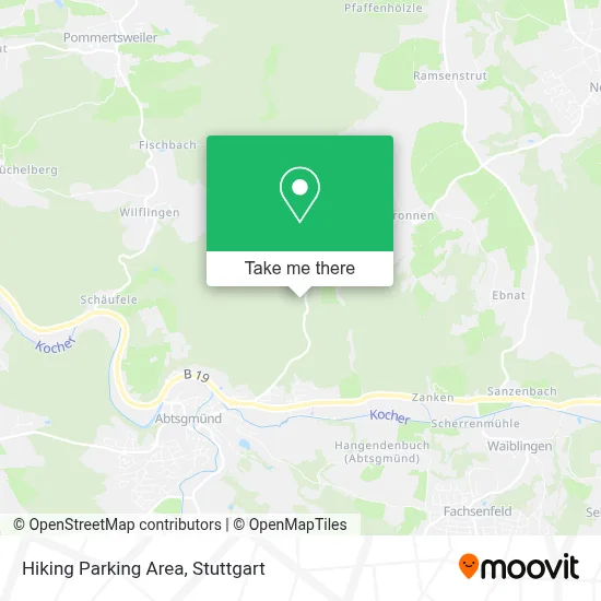Wanderparkplatz map