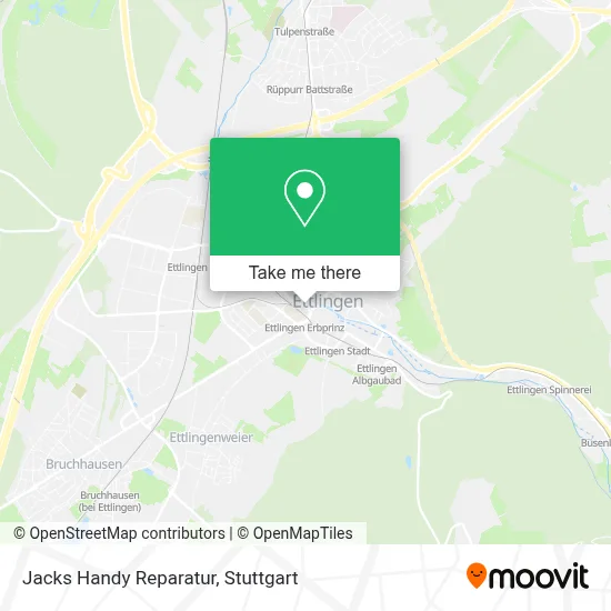 Jacks Handy Reparatur map
