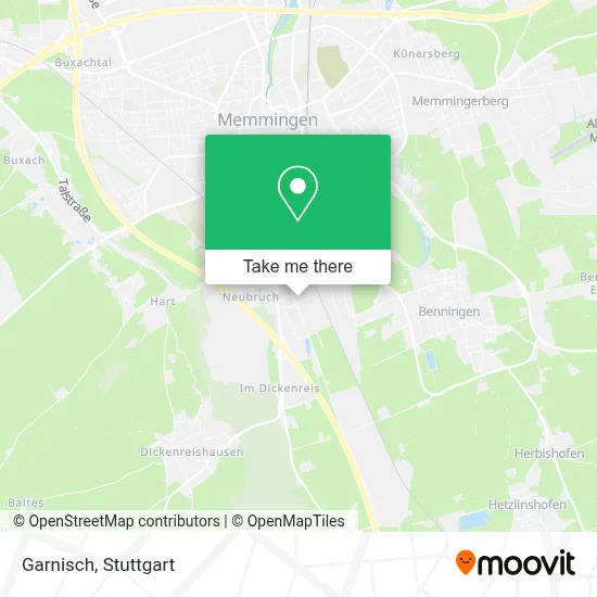 Garnisch map