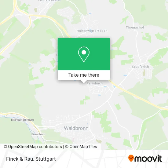 Finck & Rau map