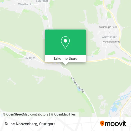 Ruine Konzenberg map