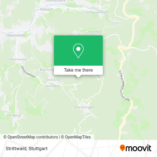 Strittwald map