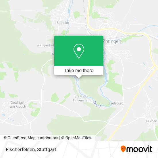 Fischerfelsen map