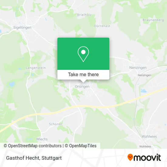 Gasthof Hecht map