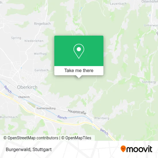 Burgerwald map