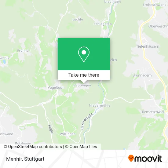 Menhir map