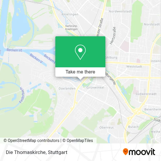 Die Thomaskirche map