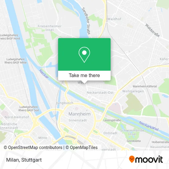 Milano map