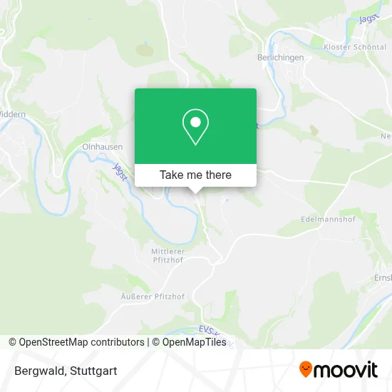Bergwald map