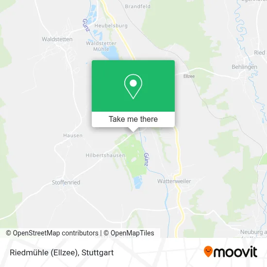 Riedmühle (Ellzee) map