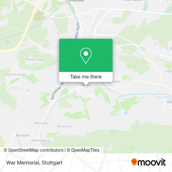 Kriegerdenkmal map