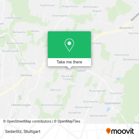 Sederlitz map