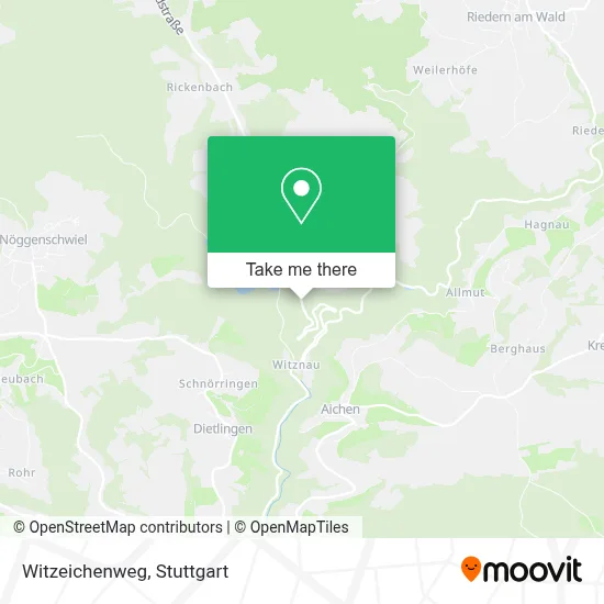 Witzeichenweg map