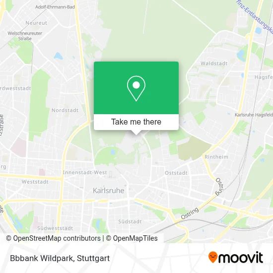 Bbbank Wildpark map
