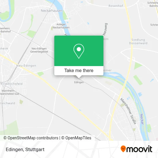 Edingen map