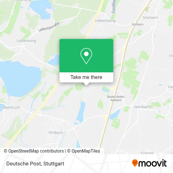 Deutsche Post map
