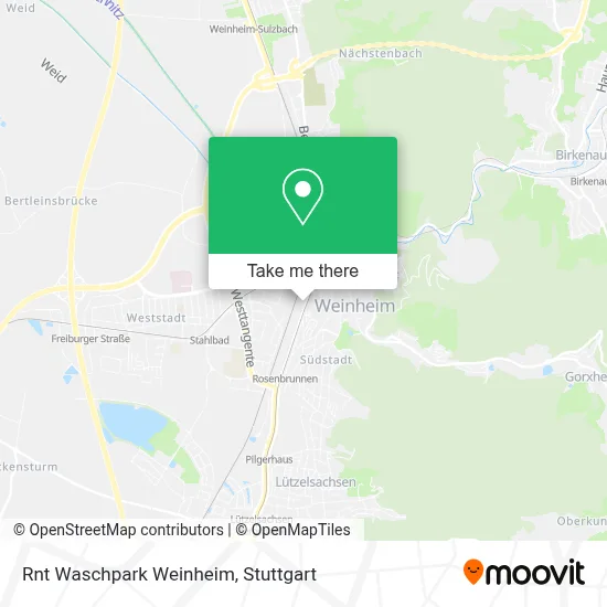 Rnt Waschpark Weinheim map