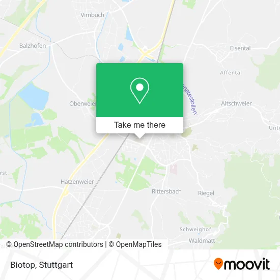 Biotop map