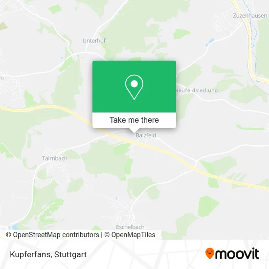 Kupferfans map