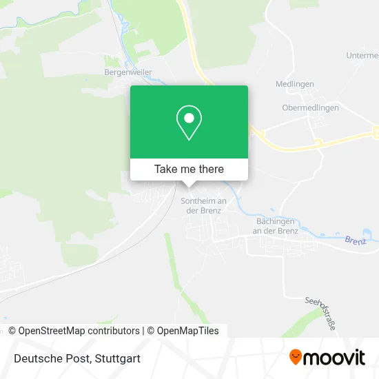 Deutsche Post map