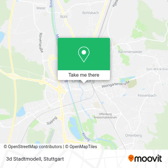 3d Stadtmodell map