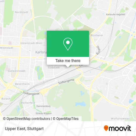 Upper East map