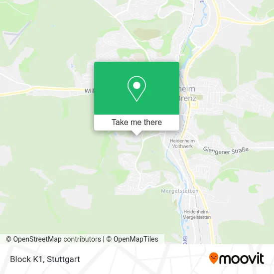 Block K1 map