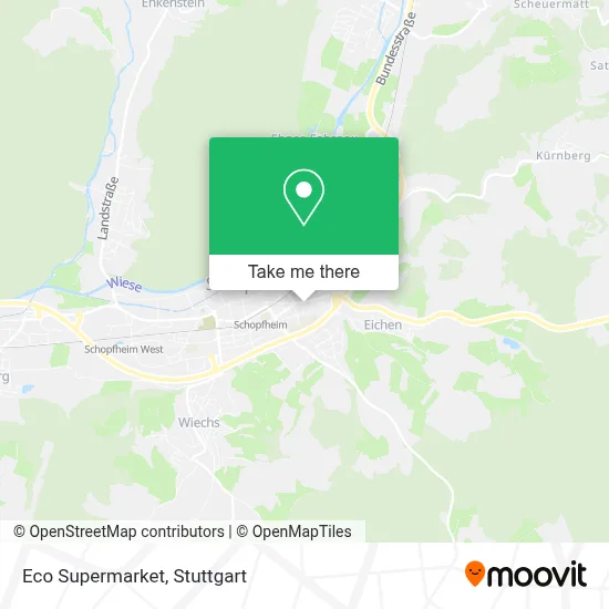 Eco Supermarkt map
